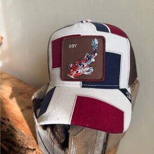 Goorin Bros COY Multicolor Patch Trucker Hat Corduroy